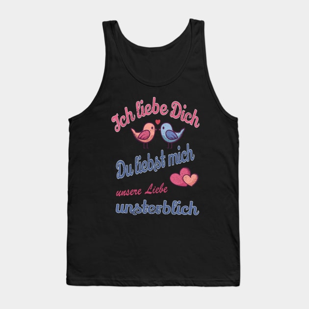 Ich liebe dich unsterblich Valentinstag Geschenk Tank Top by Lomitasu